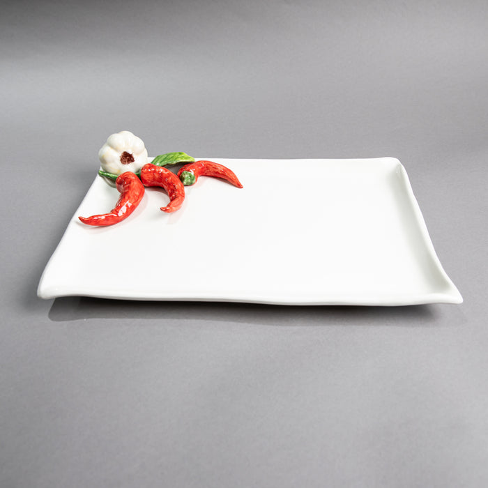 PEPERONCINI RECT TRAY 35CMX24CM BIG (202029233)