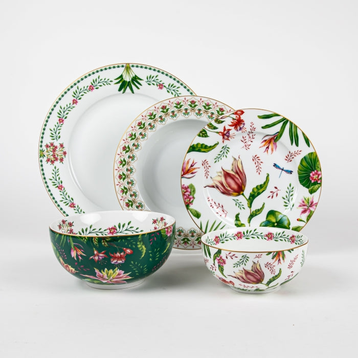 BOTANIC CHIC PORCELAIN DINNER PLATE 26.5CM (202073280)