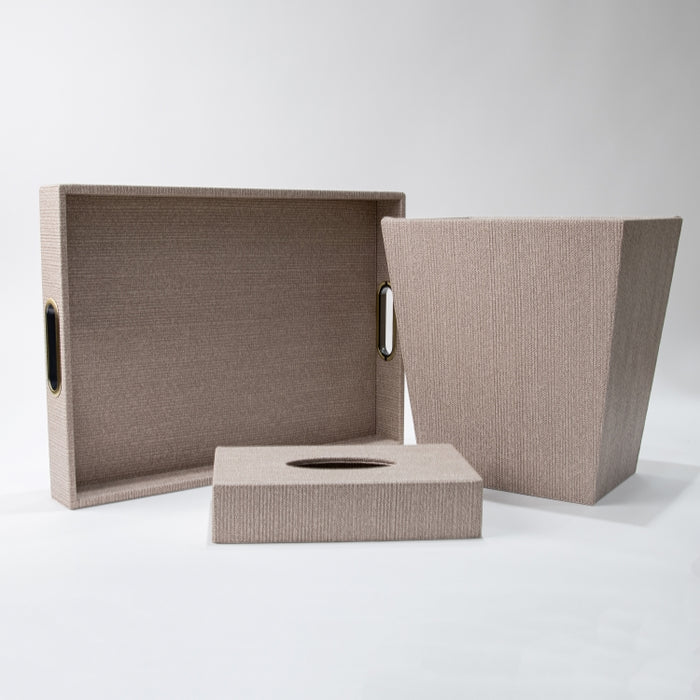 RECT.TISSUE BOX BRAID LATTE (202042166)