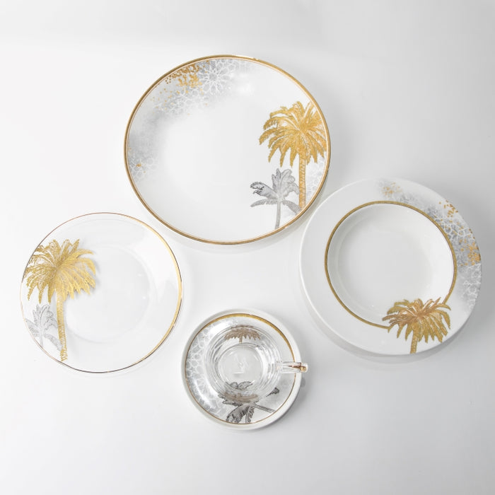 TWINS-20PCS DINNER SET PALM GOLD (202029263)
