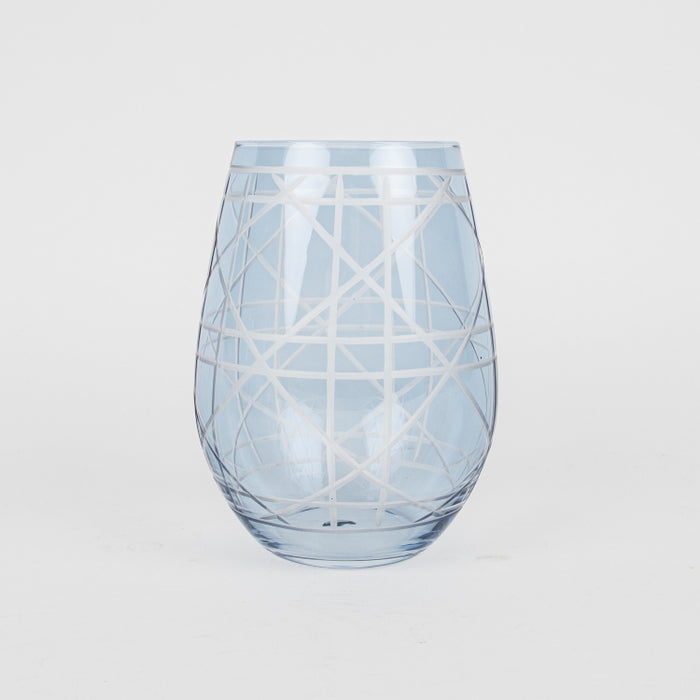 GLASS TUMBLER SET/6PCS BLUE (202016438)