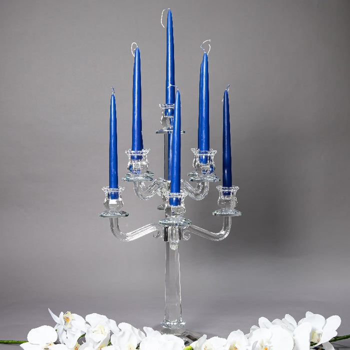 CRYSTAL CANDLE HOLDER ROSE 9 ARMS (418060110)