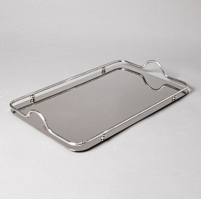 STEEL TRAY 42CMX27CM SILVER LARGE (202016355)