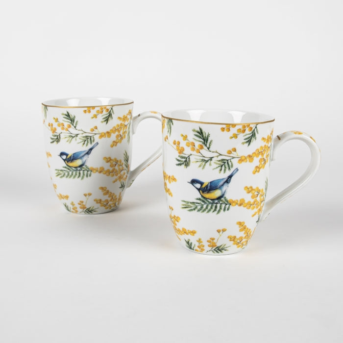 MIMOSA SET/2 PORCELAIN MUG 350 ML (202073378)