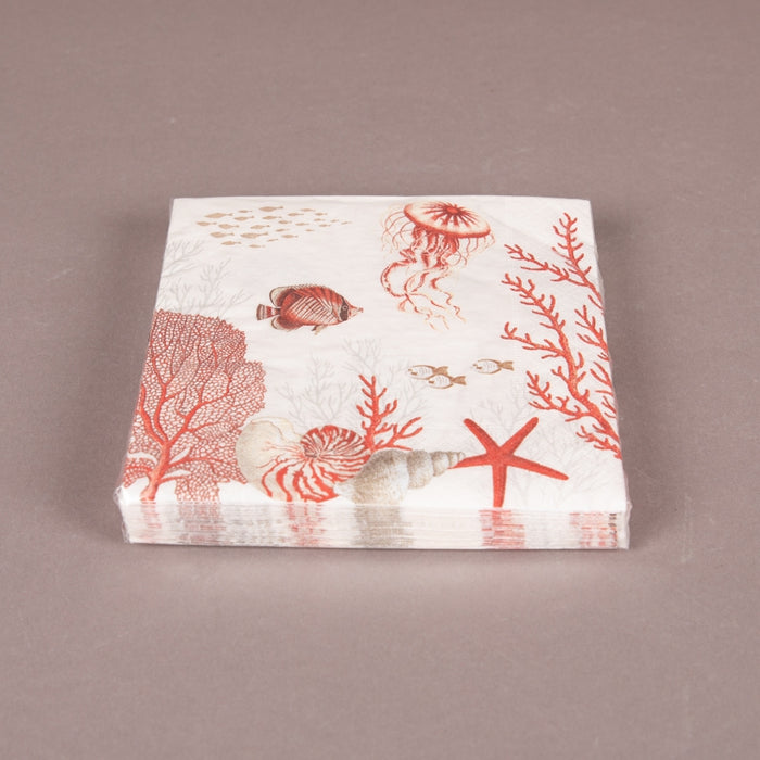 CORAL REEF PAPER NAPKIN PACK OF 20PCS (202073023)