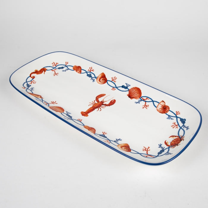 COTE DE MER PORCELAIN SERVING PLATTER 40X17.5CM (202073316)