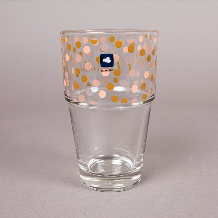 SOLO 1PC GLASS TUMBLER 410ML LM ROSE BRW (202015834)