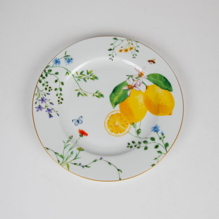 FLEURS CITRONS PORCELAIN SIDE PLATE 19CM (202073343)