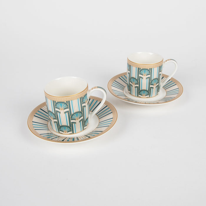 LIBERTY SET/2 COFFEE CUP&SAUCER 80ML (202073425)