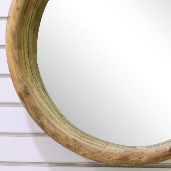 LUCIA RND OLD PINE MIRROR DIAMETER 80CM (418033132