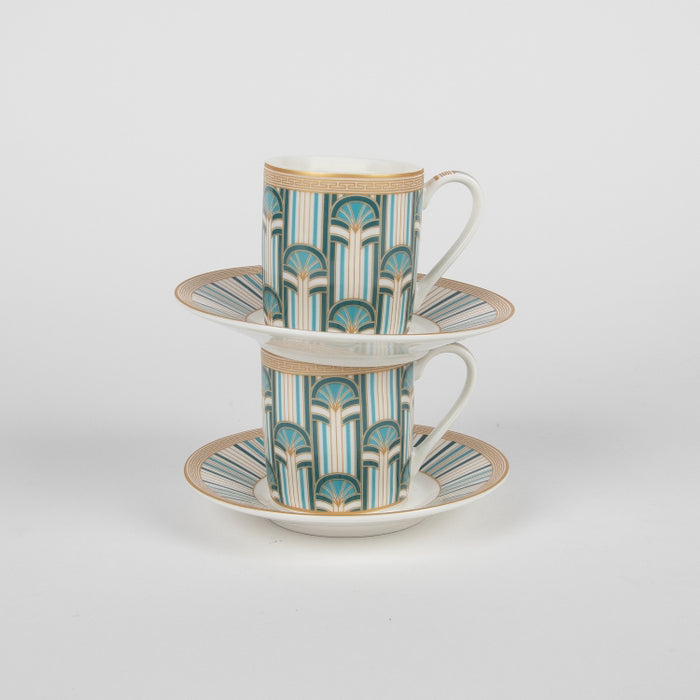 LIBERTY SET/2 COFFEE CUP&SAUCER 80ML (202073425)