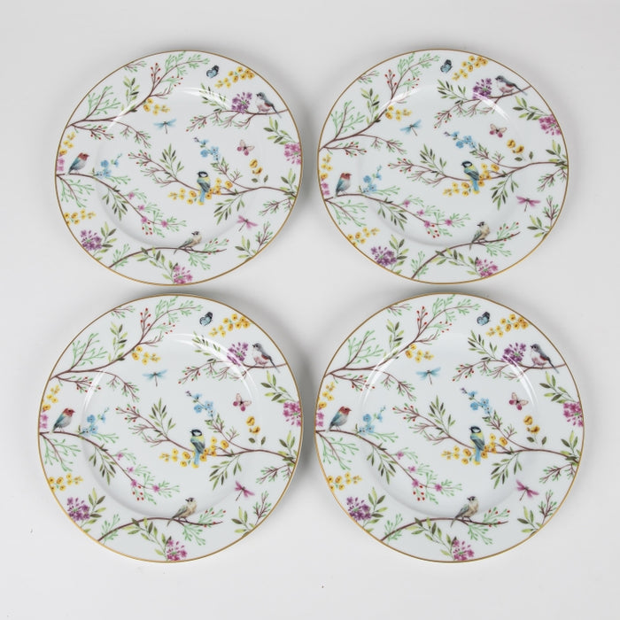 BIRDS MELODY SET/4 DESSERT PLATE 19CM (202073265)