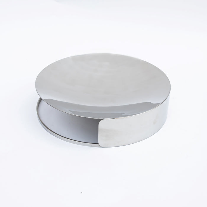 DAZHANG-STAINLESS STEEL TRAY ROUND SLV D30CM (202107520)