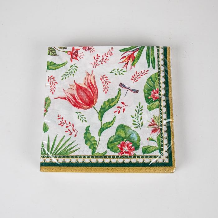 BOTANIC CHIC PAPER NAPKIN PACK/20 (202073288)