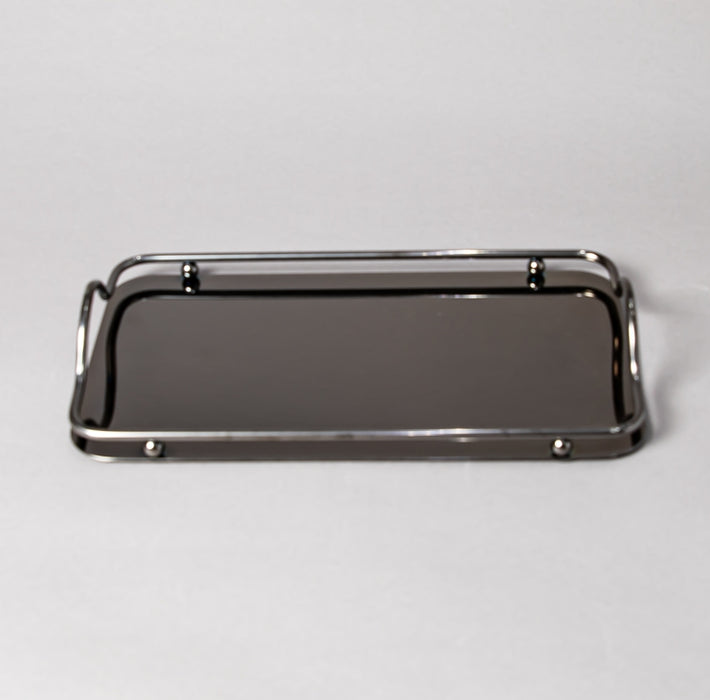 STEEL TRAY 35CMX20CM BLACK SMALL (202016354)