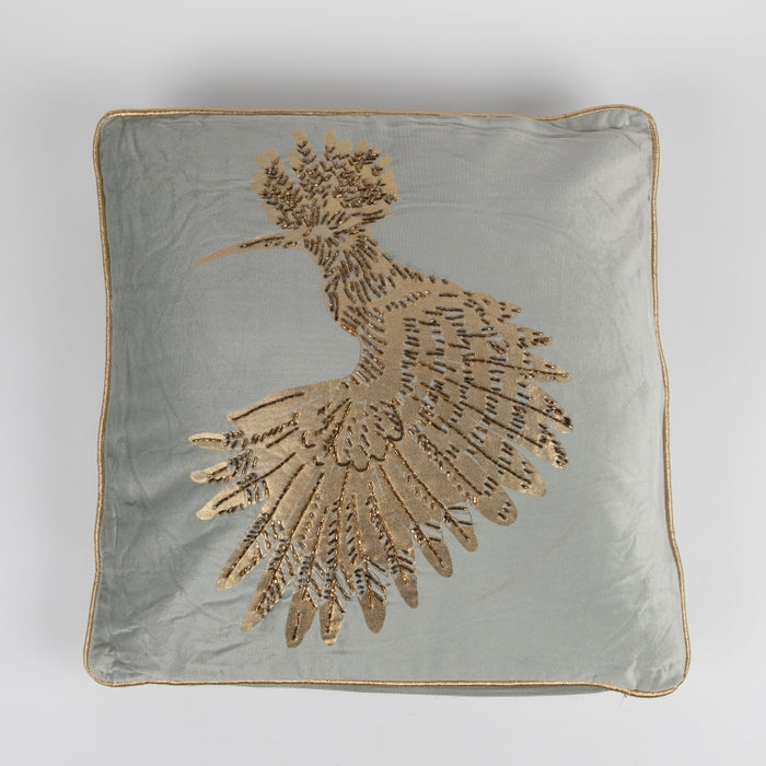 CUSHION HOOPOE MINT 45X45 (327131019)
