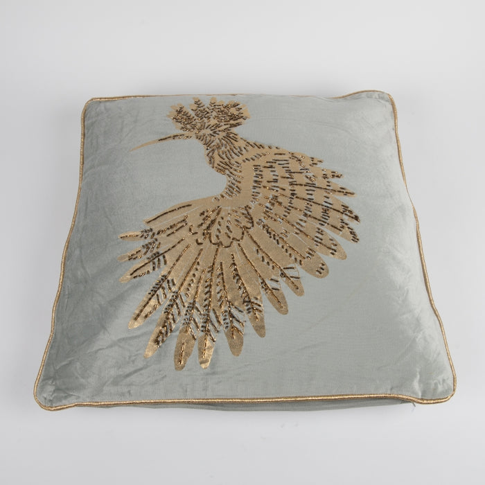 CUSHION HOOPOE MINT 45X45 (327131019)
