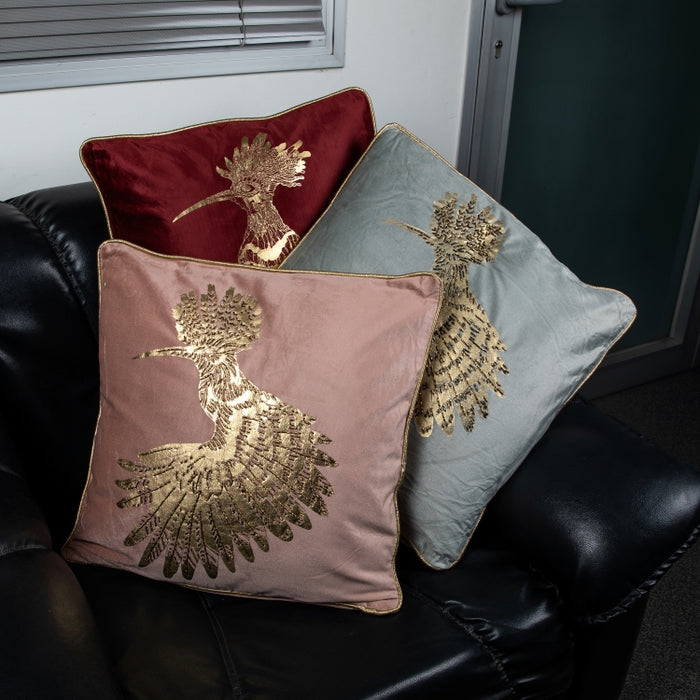 CUSHION HOOPOE MINT 45X45 (327131019)