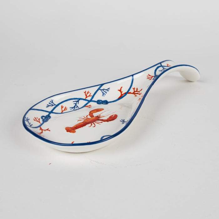 COTE DE MER PORCELAIN SPOON REST 26X12CM (202073317)