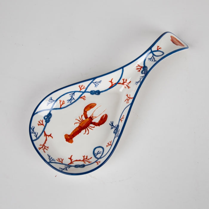 COTE DE MER PORCELAIN SPOON REST 26X12CM (202073317)