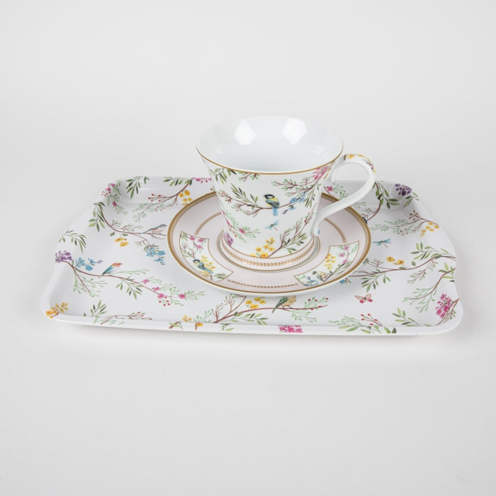 BIRDS MELODY PORCELAIN BREAKFAST CUP&SAUCER 350ML (202073277)