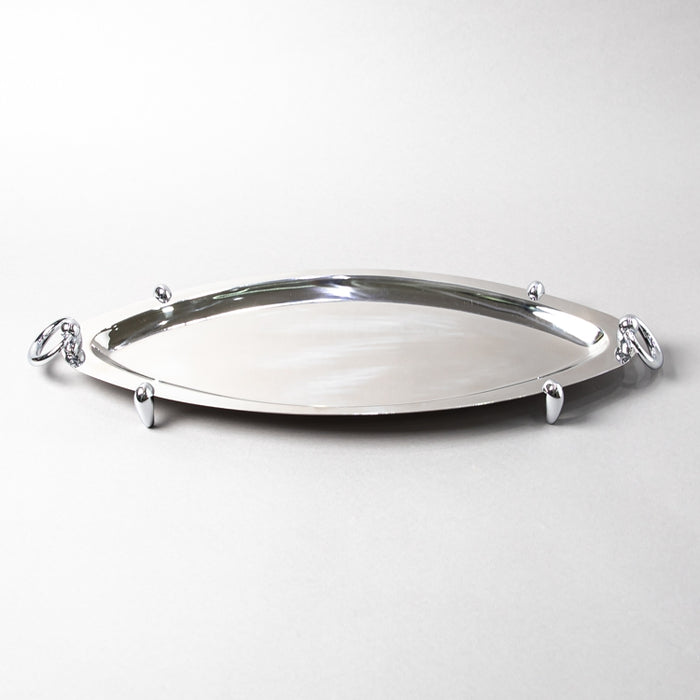 ZXM-STAINLESS STEEL OVAL FISH TRAY (202102919)