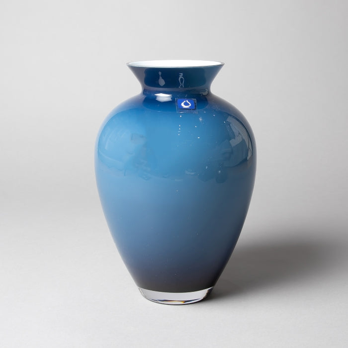 VASE OPAL/ NAVY BLUE H 29CM (418050098)