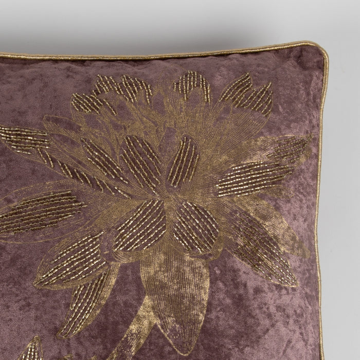 CUSHION FLOWER BLUSH 45X45 (327131018)