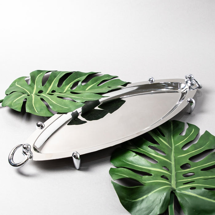 ZXM-STAINLESS STEEL OVAL FISH TRAY (202102919)