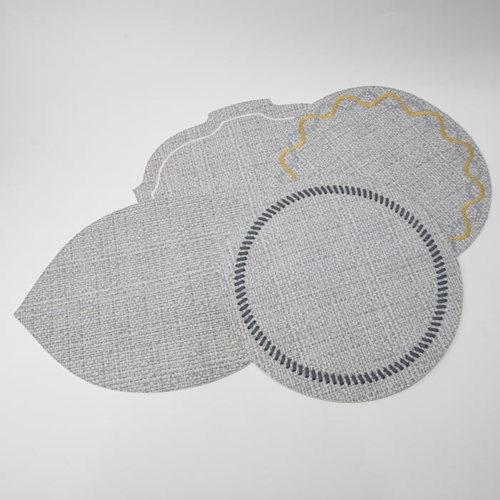CROWN PLACEMAT W/LINE RFYA GREY (202055071)