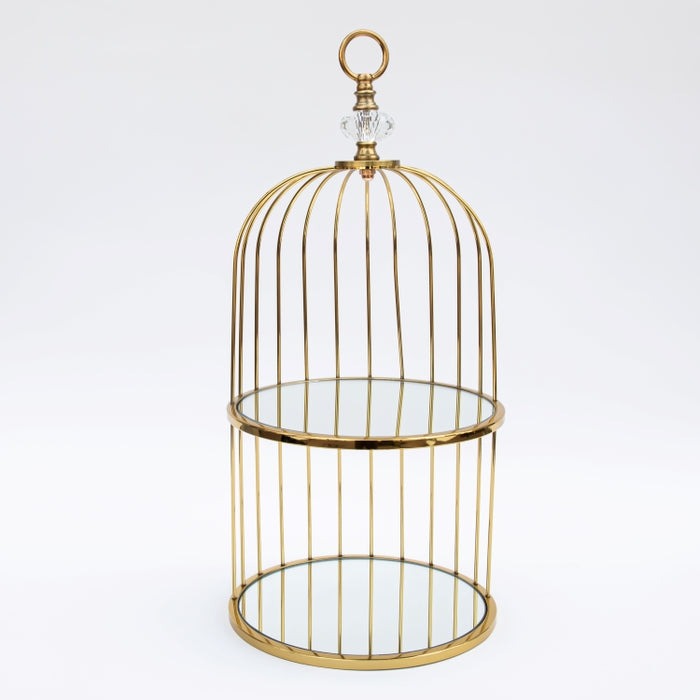 DAZHANG-LANTERN GOLD NKL D27CM H60CM (418060130)