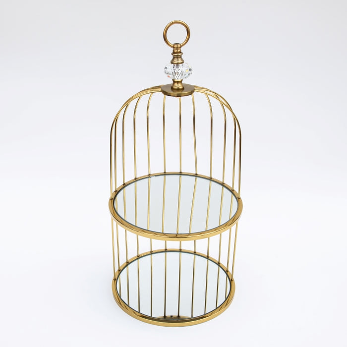 DAZHANG-LANTERN GOLD NKL D27CM H60CM (418060130)