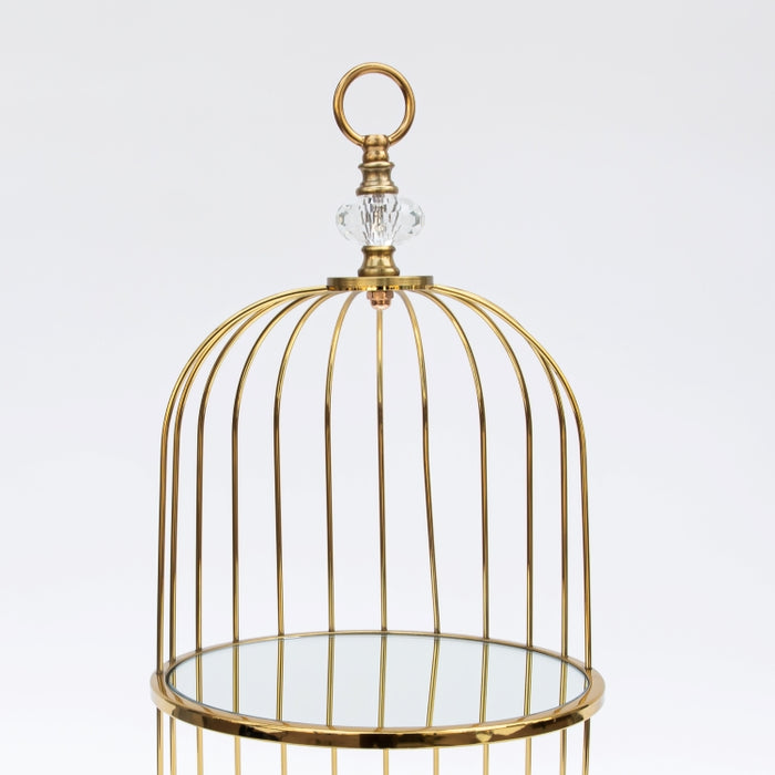 DAZHANG-LANTERN GOLD NKL D27CM H60CM (418060130)