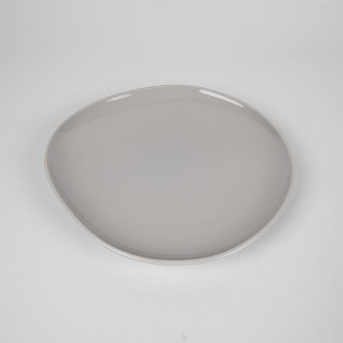 ORGANIC GREY SIDE PLATE 22CM (202073252