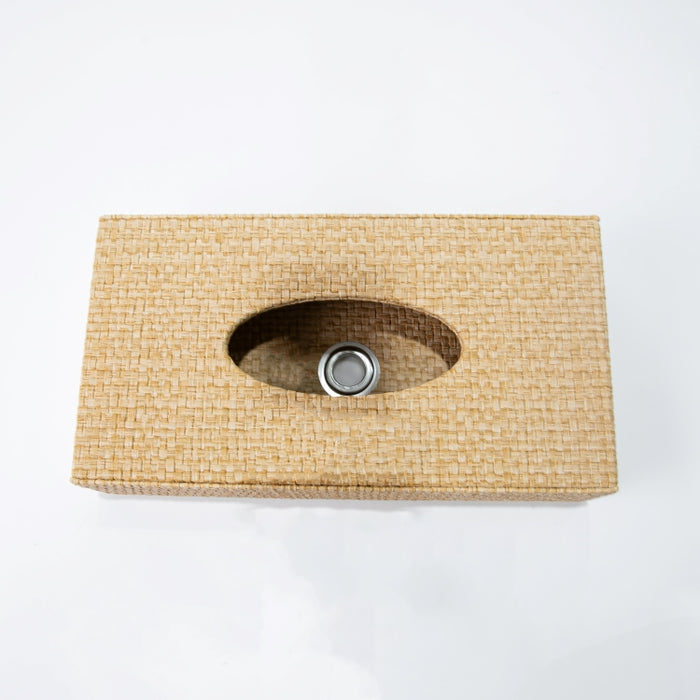 RECT.TISSUE BOX RAFYA YELLOW (202042172)
