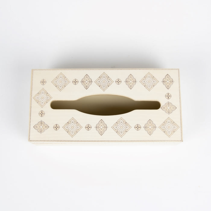 GENESI RECTANGULAR TISSUE BOX IVORY (202140019)