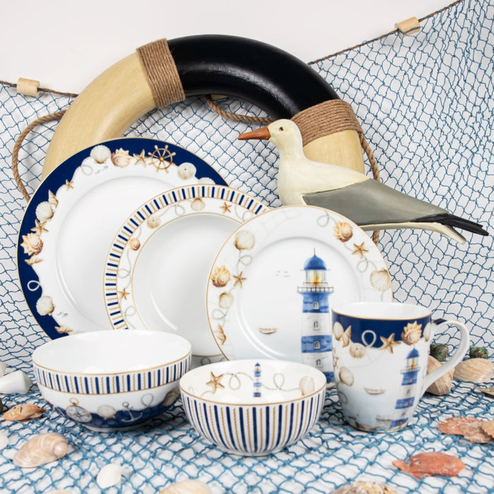 BLUE LTHOUSE SOUP PLATE 21.5CM (202073453)