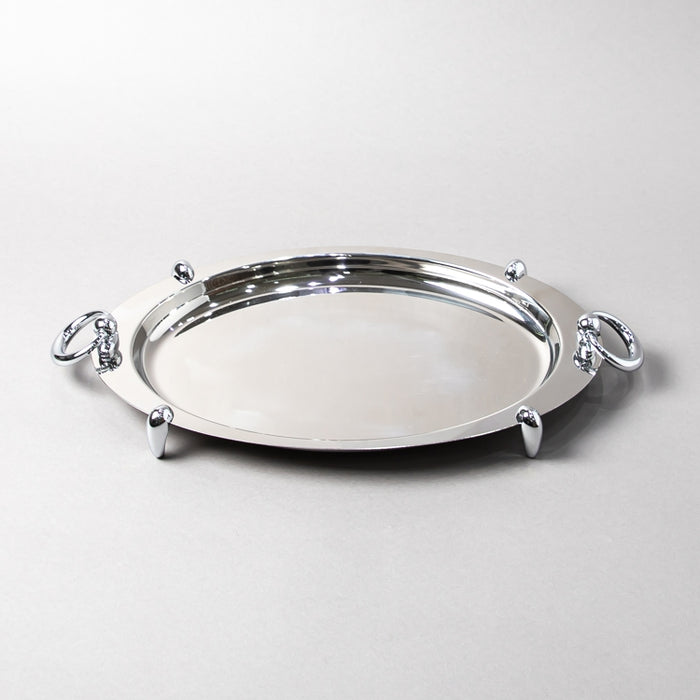 ZXM-STAINLESS STEEL OVAL TRAY (202102918)