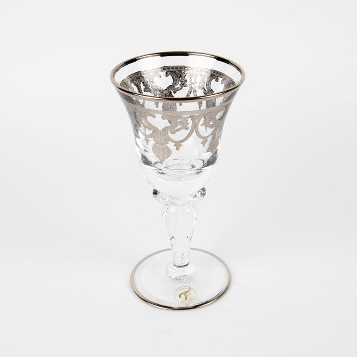 P1110 GOBLET 6PCS CLEAR/PLATINUM (202016418)