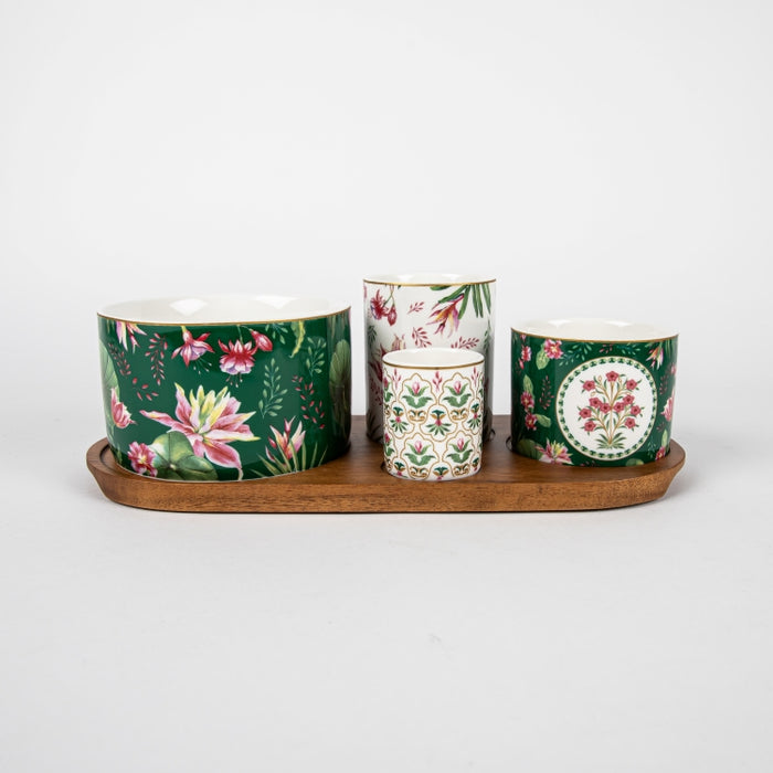 BOTANIC CHIC SET/5 APPETIZER SET (202073291)