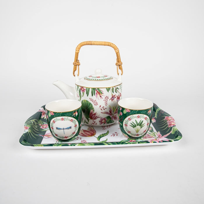 BOTANIC CHIC SET/3 TEAPOT 600ML W/INFUSER (202073303)