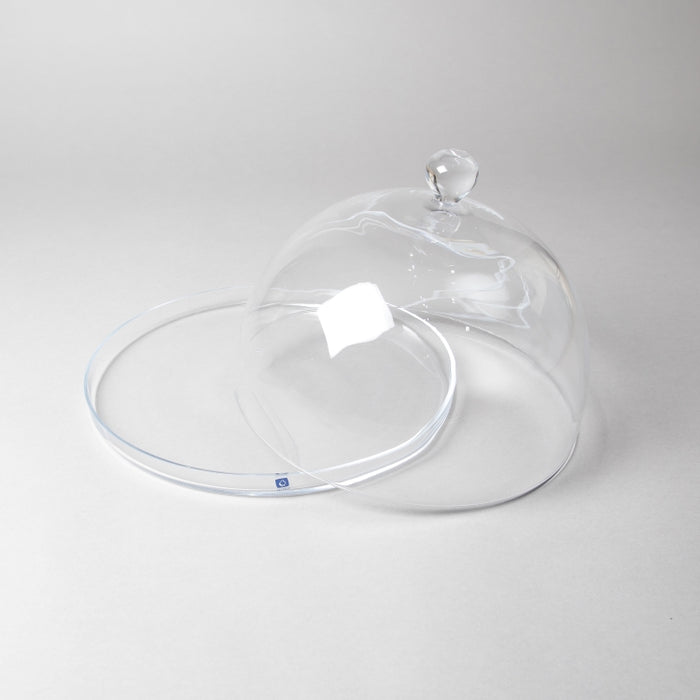 CAKE PLATE W/DOME CLEAR H 23CM (202016385)