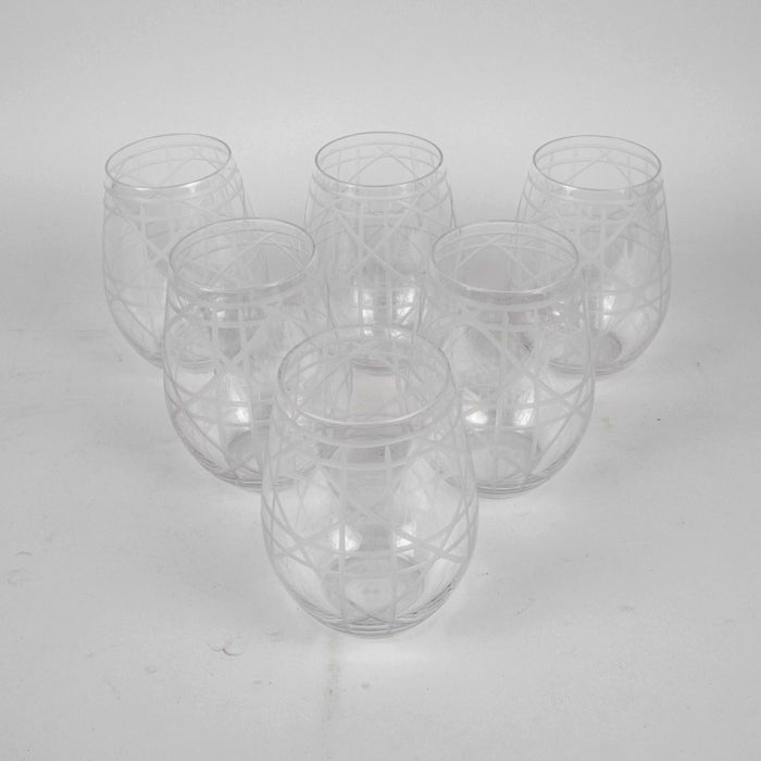 GLASS TUMBLER SET/6PCS CLEAR (202016433)