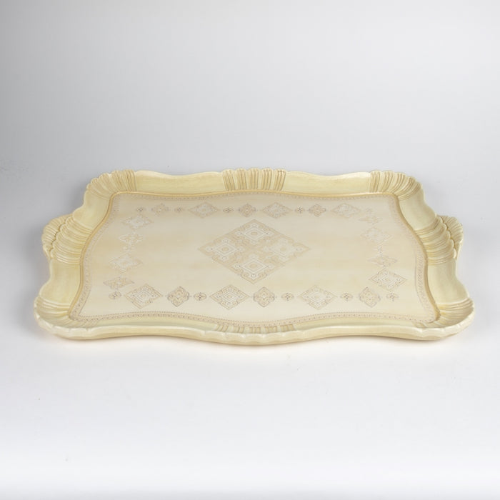 GENESI RECT.TRAY LARGE IVORY (202102943)