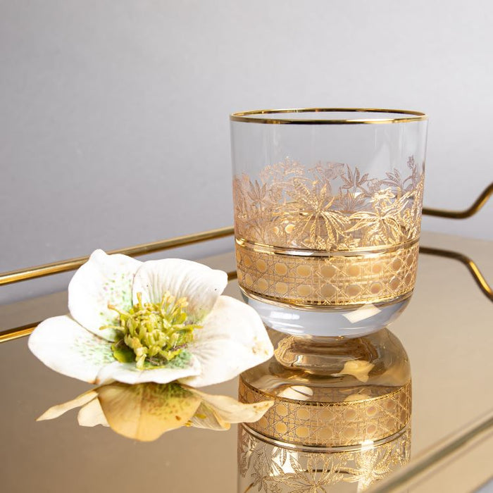 SHORT DRINK SET/6PCS AMBER G1036/1Z (202016495)