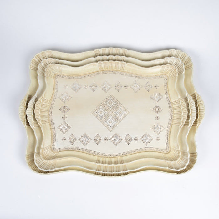 GENESI RECT.TRAY LARGE IVORY (202102943)