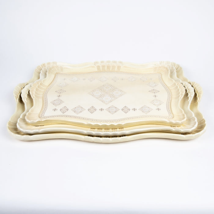 GENESI RECT.TRAY SMALL IVORY (202102941)