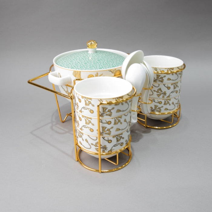 WEIDA 15PCS SERVING SET GREEN (202029285)