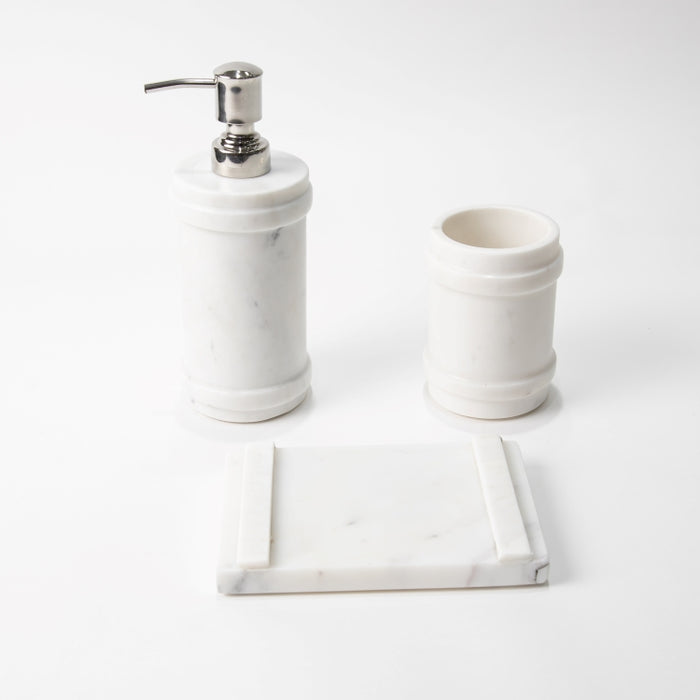 OTL-8PCS BATHROOM SET B-WHITE (264846576)