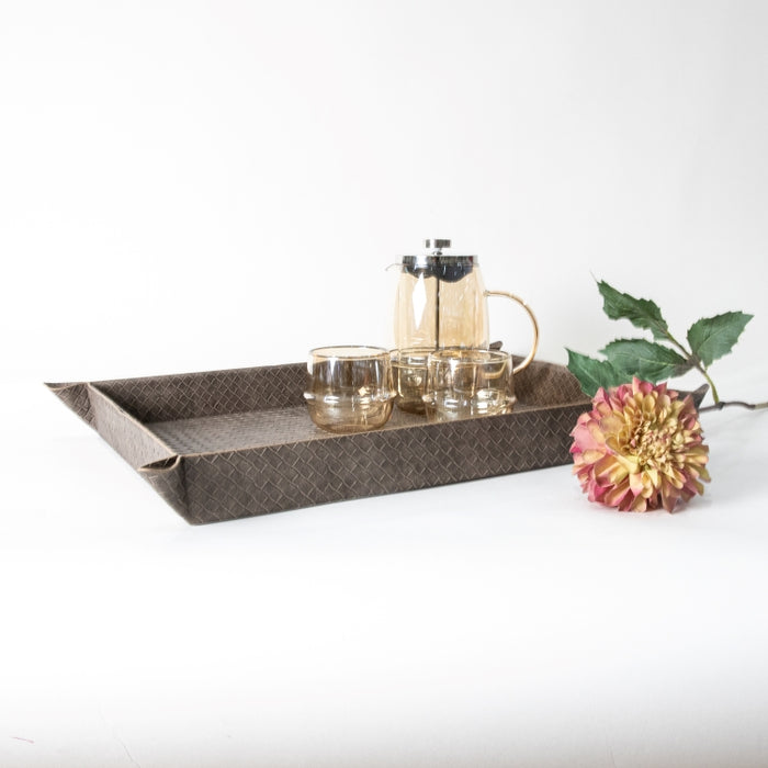 VALET TRAY LARGE BROWN 48CMX35CM (202042191)